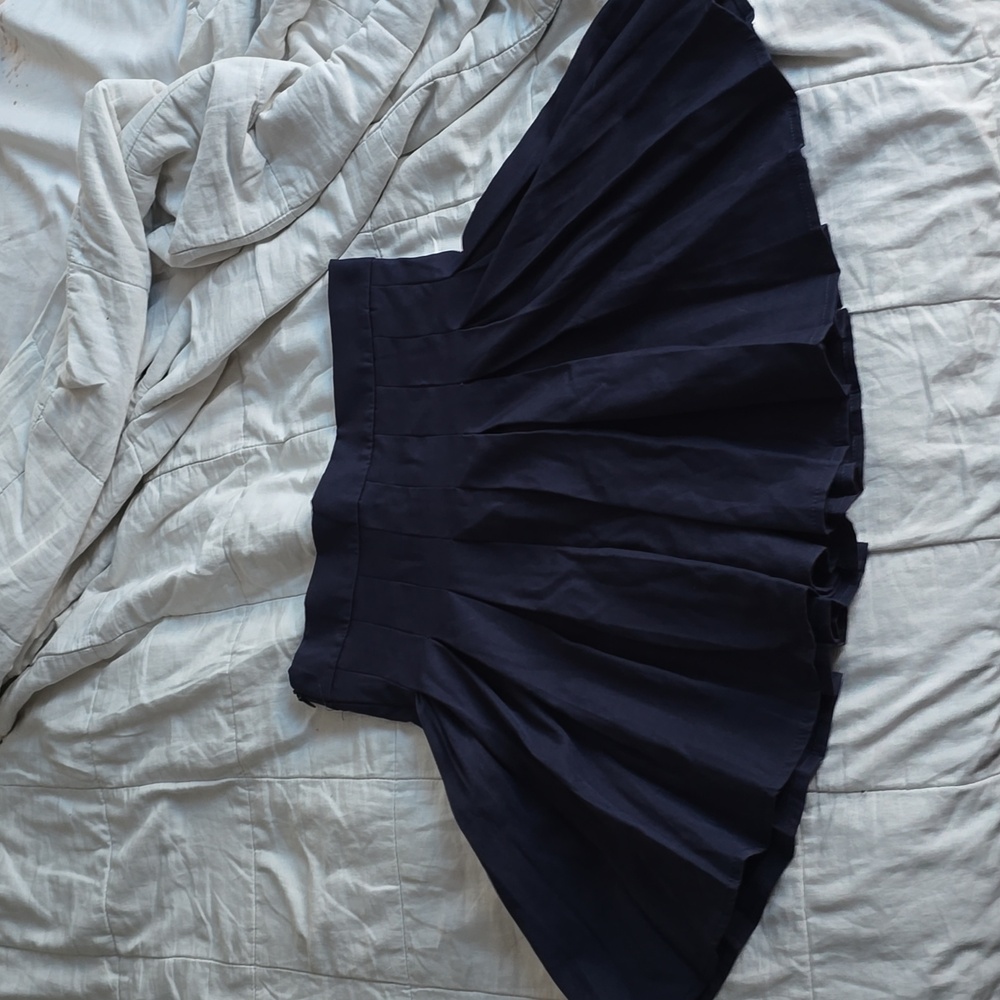 Navy blue skirt